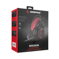 Picture of Slušalice sa mikrofonom gaming RAMPAGE RM-K23 MISSION red, PC/PS4/XBOX