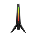 Picture of Stalak za slušalice RAMPAGE gaming RM-H20 gray, RGB, 2xUSB, 1xAUX, 1 dugme za promjenu boje RGB