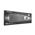 Picture of Tastatura + miš gaming RAMPAGE KM-R77 black, USB, LED, US Layout, multimedia