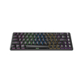 Picture of Tastatura gaming RAMPAGE REBEL black, Mechanical, Low Profile, blue switch, US Layout, Rainbow
