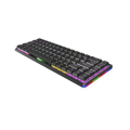 Picture of Tastatura gaming RAMPAGE REBEL black, Mechanical, Low Profile, blue switch, US Layout, Rainbow