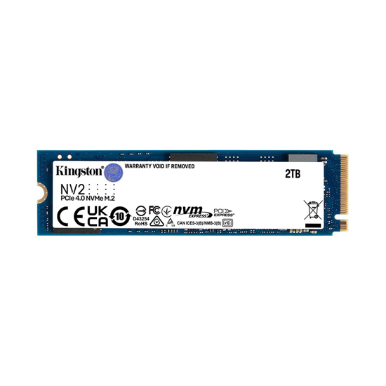Picture of Kingston SNV2S/2000G 2TB NV2 NVMe PCIe Gen 4.0x4 R/W : 3500/2100MB/s SNV2S/2000G