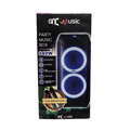 Picture of GNC MusicBox Party 240W bluetooth, karaoke, dva wireless mikrofona, USB, card, FM, LED, GNC-240W-1