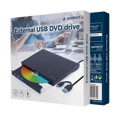 Picture of EXT.DVD RW USB3.1 + Taype-C GEMBIRD, DVD-USB-03