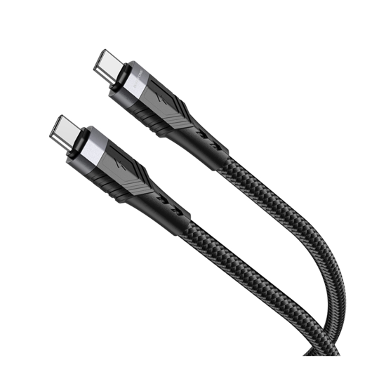 Picture of USB kabal BOROFONE BU35 Type-C to Type-C Influence 60W charging data cable black 1,2m, 3A