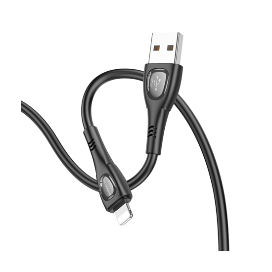 Picture of USB kabal 1m BOROFONE BX98 iPhone/lightning Superior charging data black