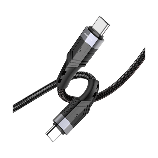 Picture of USB kabal BOROFONE BU35 Type-C Influence charging data cable black 1,2m, 3A 