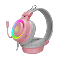 Picture of Slušalice sa mikrofonom gaming RAMPAGE SN-R10 ALQUIST pink, 3,5 mm, RGB