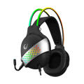 Picture of Slušalice sa mikrofonom gaming RAMPAGE RM-K37 BLACK EAGLE BLACK USB 7.1 RGB, RGB Headband, In Line Wire Control, Detachable Mic