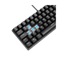 Picture of Tastatura gaming RAMPAGE PLOWER K60 Black US Layout Wrist Support Blue Switch Gaming Keyboard