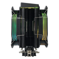 Picture of CPU hladnjak RAMPAGE OCTAGON C60 Black 57CFM 1800RPM 2x12cm ARGB AM5/LGA1700 Compatible Air Cooled CPU Fan