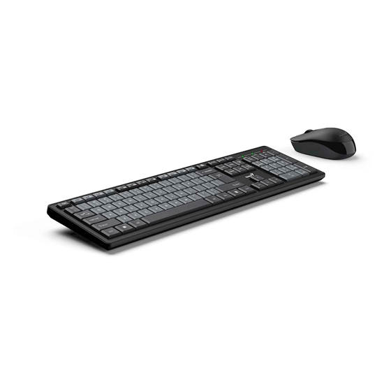 Picture of Tastatura + miš wireless GENIUS Smart KM-8200 Dual Color, 31340003424