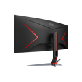 Picture of MONITOR AOC 34"" Gaming CU34G2XP 34” Curved VA, 21:9, 3440x1440, 180Hz, 1ms, 430 cd/m2, 4000:1, HDMI, DP, PbP, PiP, Ergonomic, Black-Red, VESA 3y