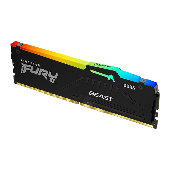 Picture of Kingston 16GB 5200MHz DDR5 RGB Fury Beast RGB CL36 EXPO KF552C36BBEA-16