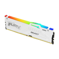 Picture of Kingston 32GB 5200MHz DDR5 W. White RGB, CL40, 288-pin, XMP, EXPO KF552C40BWA-32