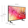 Picture of SAMSUNG TV 75" UE75DU7172UXXH D-LED Tizen DVB-T2/C/S2 Crstyal processor 4K 