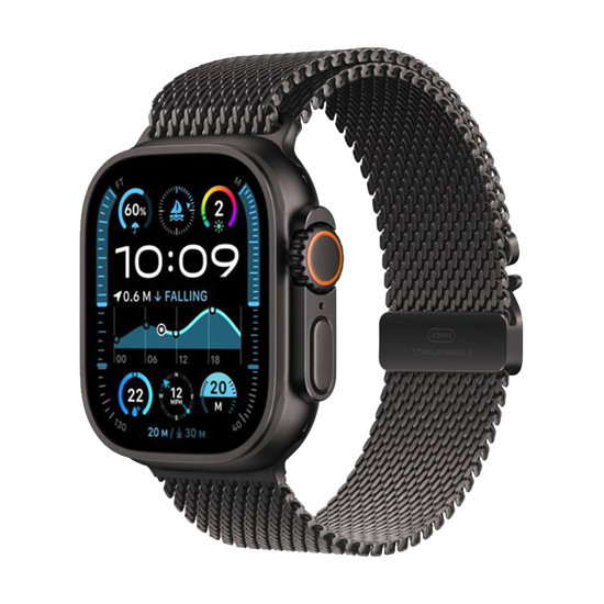 Picture of Apple Watch Ultra 2 Milanese MX5U3QA/A Black case 2024 LTE 49mm  - Black/Black