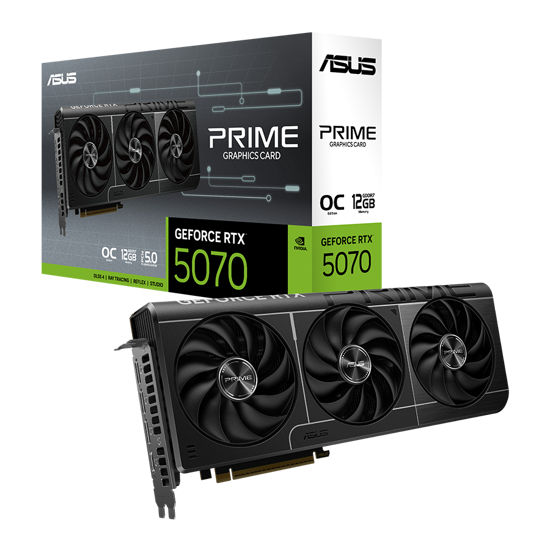 Picture of VGA ASUS PRIME GeForce RTX™ 5070 12GB PRIME-RTX5070-O12G