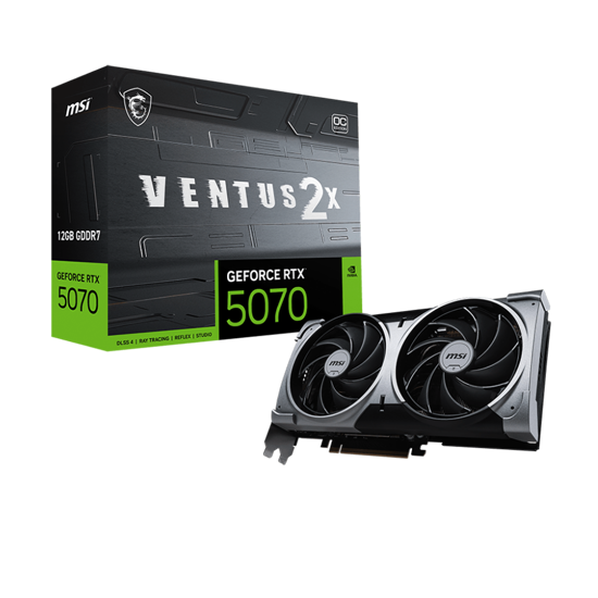 Picture of VGA MSI Nvidia GeForce RTX 5070 VENTUS 2X OC 12G 12GB