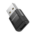 Picture of USB adapter BOROFONE BV18 USB male to Type-C female USB2.0 adapter black