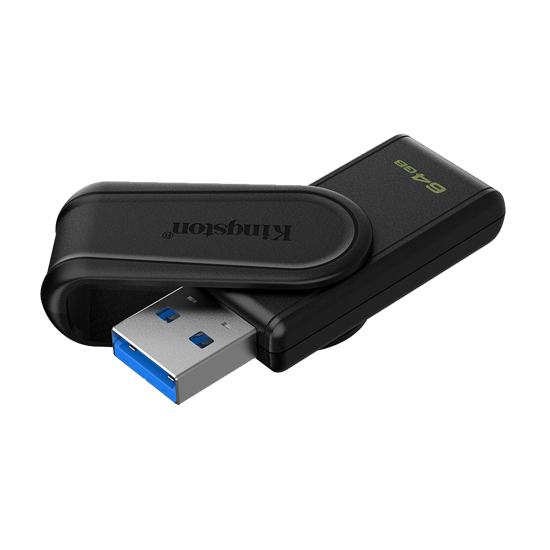 Picture of USB Memory stick Kingston 64GB, USB3.2, DTXS/64GB DataTraveler Exodia S Black