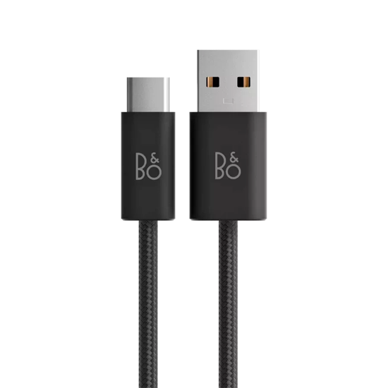 Picture of Fabric charging cable Black