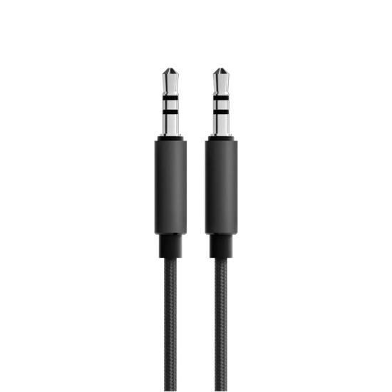 Picture of Fabric audio cable Black
