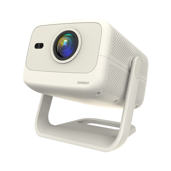 Picture of Projektor EVEREST PJ05 Adonis Cream/White Auto Focus 1920*1080P 12,000 Lumens Android 9.0 4K Supported Full HD Projector, 39829