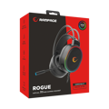 Picture of Slušalice sa mikrofonom gaming RAMPAGE ROGUE BLACK USB RGB Led Gaming Headset with Long flexible Microphone. In Line Control, 36162