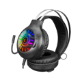 Picture of Slušalice sa mikrofonom gaming  RAMPAGE RM-K44 ZENGIBAR Black 7.1 Surround RGB Light Effect Gaming Headset with Flexivle long Microphone, 35129