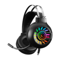 Picture of Slušalice sa mikrofonom gaming  RAMPAGE RM-K44 ZENGIBAR Black 7.1 Surround RGB Light Effect Gaming Headset with Flexivle long Microphone, 35129