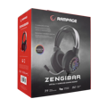 Picture of Slušalice sa mikrofonom gaming  RAMPAGE RM-K44 ZENGIBAR Black 7.1 Surround RGB Light Effect Gaming Headset with Flexivle long Microphone, 35129