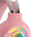 Picture of Slušalice sa mikrofonom gaming  RAMPAGE RM-K44 ZENGIBAR Pink 7.1 Surround RGB Light Effect, 36019