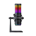 Picture of Mikrofon gaming RAMPAGE Bemol RGB Black Microphone with Shock Mount and Pop Filter for Gaming, Streaming, Podcasts, 41147