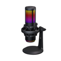 Picture of Mikrofon gaming RAMPAGE Bemol RGB Black Microphone with Shock Mount and Pop Filter for Gaming, Streaming, Podcasts, 41147