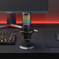 Picture of Mikrofon gaming RAMPAGE Bemol RGB Black Microphone with Shock Mount and Pop Filter for Gaming, Streaming, Podcasts, 41147