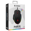 Picture of Miš gaming Everest Everest RAGE-X2 Usb Black 800/1600/3200/4800/6400 DPI,, 7D, Sunplus 199  Gaming Mouse, 35122