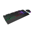 Picture of Tastatura + miš gaming RAMPAGE KM-RX7 FORTUNA Rainbow Backlit FULL SIZE US/ENGLISH Layout 6400 dpi Mouse COMBO SET, 39908