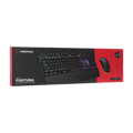 Picture of Tastatura + miš gaming RAMPAGE KM-RX7 FORTUNA Rainbow Backlit FULL SIZE US/ENGLISH Layout 6400 dpi Mouse COMBO SET, 39908