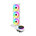 Picture of CPU hladnjak AIO Liquid RAMPAGE HELIOS C17 White 12cm Fan Temperature Display Intel LGA1700/AMD AM5 ARGB 360mm Liquid Cooling CPU Fan 40918