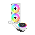 Picture of CPU hladnjak AIO Liquid RAMPAGE HELIOS C15 White 12cm Fan Temperature Display Intel LGA1700/AMD AM5 ARGB 240mm Liquid Cooling CPU Fan, 40917
