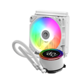 Picture of CPU hladnjak AIO Liquid gaming RAMPAGE HELIOS C13 White 12cm Fan Temperature Display Intel LGA1700/AMD AM5 ARGB 120mm Liquid Cooling CPU Fan, 40916