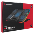 Picture of Postolje za notebook gaming RAMPAGE 9"-17" Addison Rampage AD-RC14 X-RANGER 10 Mode RGB 1*125mm 4*70mm Fan, 40505