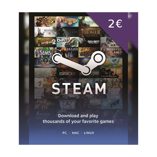 Picture of Steam gift card 2€ - Global