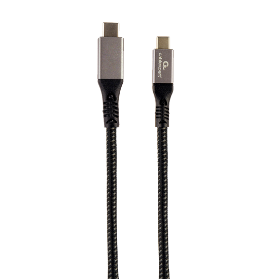 Picture of USB Premium 3.2 Gen. 2x2 Type-C charging & data cable, GEMBIRD, 20 Gbps, 100 W, 1.5 m, CCBP-USB3-CMCM100-1.5M