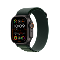 Picture of Apple Watch Ultra 2 49mm Black Titanium Case with Dark Green Alpine Loop MX4R3QA/A