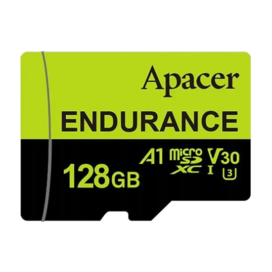 Picture of Micro SD card Apacer 128 GB Apacer Endurance microSDXC Read/Write up to 100 MB/s AP128GEDM1D05-R