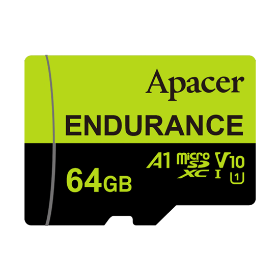 Picture of Micro SD card Apacer 64 GB Apacer Endurance microSDXC Read/Write up to 100 MB/s AP64GEDM1D05-R