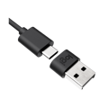 Picture of Slušalice sa mikrofonom Logitech Zone Wired MSFT Teams USB black MICROSOFT CERTIFIED, USB-C, USB-A adapter included, 981-000870