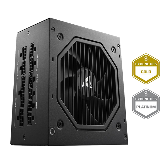 Picture of Napojna jedinica SHARKOON gaming Rebel P20 1200W ATX 3.1, LLC+DC-to-DC, Fully-Modular, Cybenetics Gold